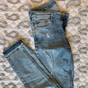 H&M Light Wash Super Skinny Low Waist Jeans